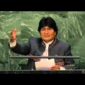 Vers un monde multipolaire ? Evo Moralès (Bolivie) lors du débat 2015 de l’Assemblée générale de l’ONU (septembre 2015)